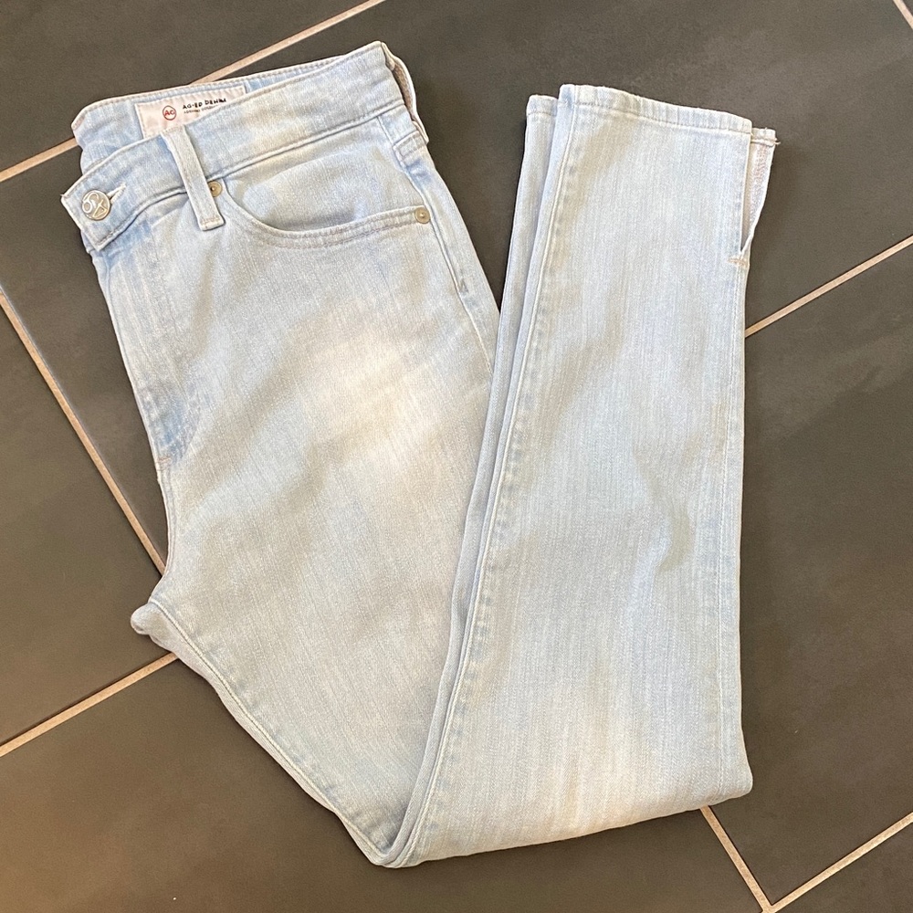 AG Adriano Goldschmied Light Blue Skinny Jeans